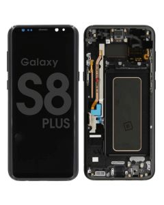 Samsung S8 Plus Screen Assembly Midnight Black (Service Centre Part)