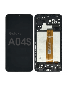 Samsung A04s Screen Assembly Black (Service Centre Part)