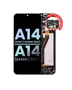 Samsung A14 (5G A146B) Screen Assembly Black (Service Centre Part)