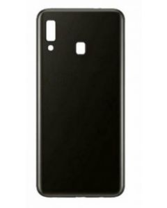 Samsung A20 Compatible Back Cover (With Camera Lens) Black