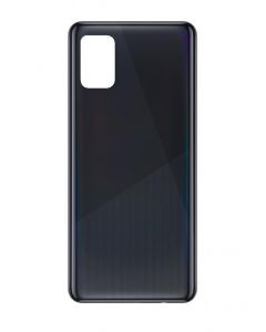 Samsung A31 Compatible Back Cover (With Camera Lens)  Aura Black