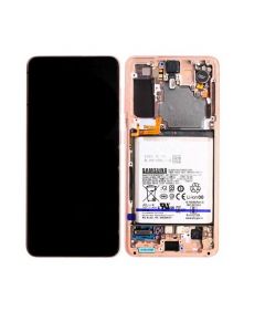 Samsung S21 Screen Assembly Phantom Pink (Service Centre Part)