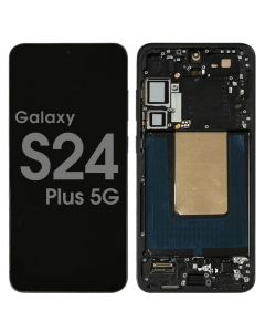 Samsung S24 Plus Screen Assembly Phantom Black (Soft OLED)