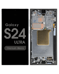 Samsung S24 Ultra Screen Assembly Phantom Black (Soft OLED)