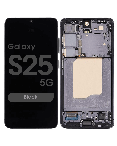 Samsung S25 Screen Assembly with Frame Blueblack (Service Centre Part)