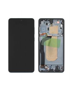 Samsung S25 Edge Screen Assembly with Frame (Service Centre Part) Black