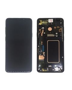 Samsung Galaxy S9 Plus Compatible Screen Assembly with Frame Black (Service Centre Part)