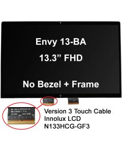 13.3" Touch Screen Assembly LCD FHD 1920x1080 For HP Envy 13-BA