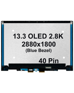 13.3' Touch Screen Assembly OLED 2.8K 2880x1800  For HP Envy X360 13-BF (Blue Bezel)