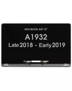 Screen Assembly for  - Macbook Air 13" (A1932) Late 2018 (Not 2019) Space Grey