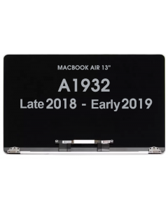 Screen Assembly for  - Macbook Air 13" (A1932) Late 2018 (Not 2019) Silver