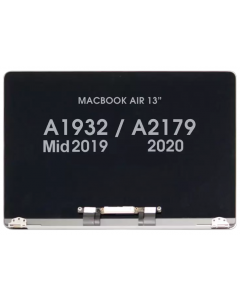 Screen Assembly for  - Macbook Air 13" (A2179) 2020 & (A1932) 2019 (Not 2018) Silver