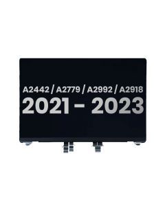 Screen Assembly For - MacBook Pro 14" (A2442 | 2021) (A2779 | 2023) (A2292 | 2023) (A2918 | 2023) Space Grey