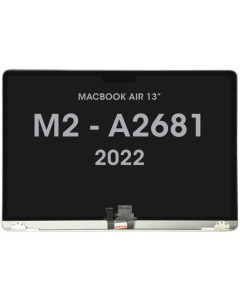 Screen Assembly For - MacBook Air 13" (A2681) 2022 M2 Silver