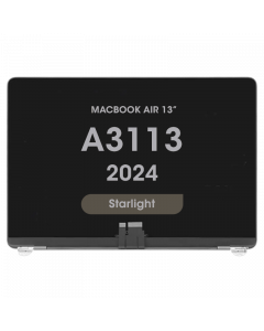 Screen Assembly For - MacBook Air 13" (A3113) 2024 M3 Starlight