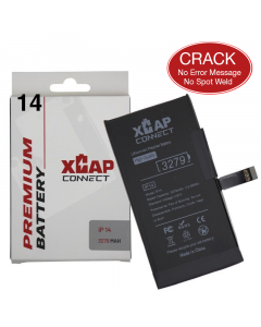 XCAP Connect Battery - Cell w / Built-In Flex for iPhone 14 (BMS) - (No Spot Weld Required)